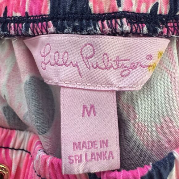 Lilly Pulitzer Flamingo Print Athletic Shorts - Picture 11 of 11